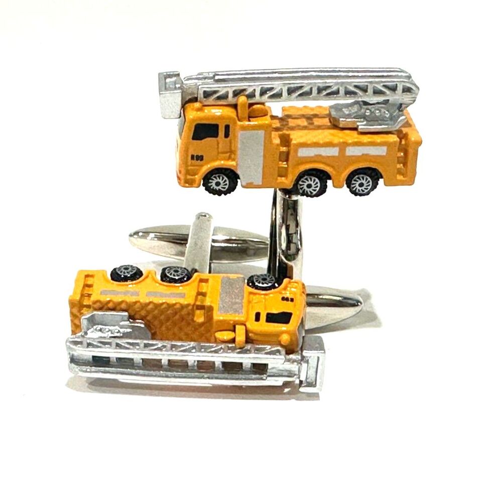 Utility Ladder Truck Cufflinks – Emergency Services Gift – Includes Gift Box